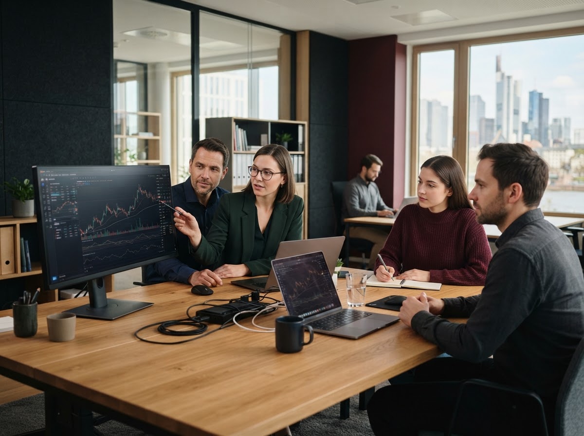 CoinAI Quant analytical workspace used to model capital allocation scenarios